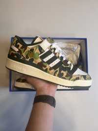 Adidas Forum Low Bape Green Camo 44 2/3