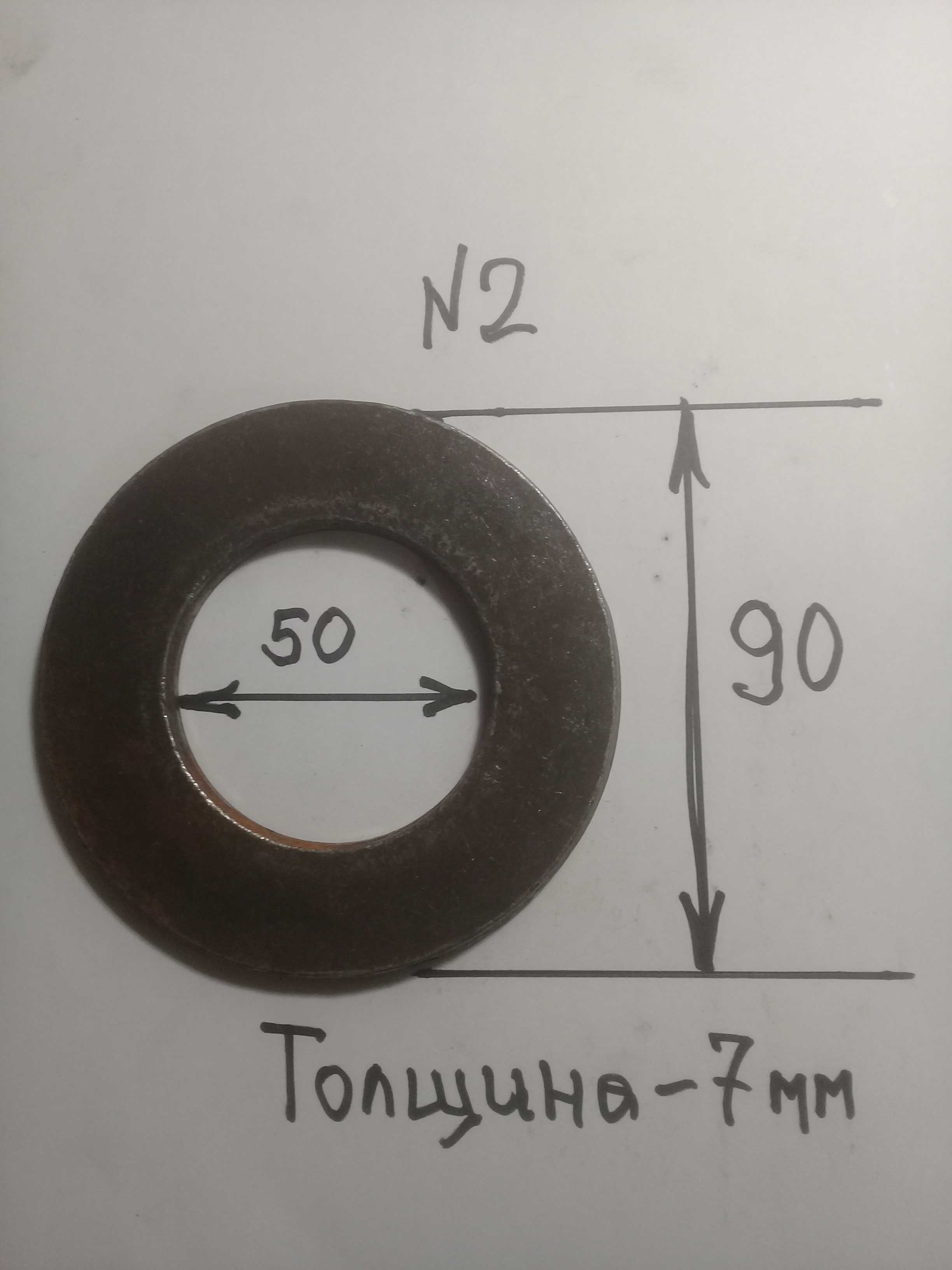 Шайбы металлические