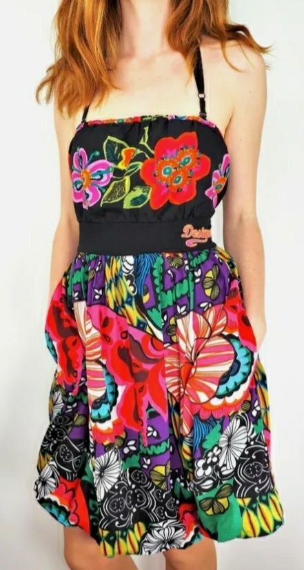 Vestido Desigual usado 1/2  vezes tamanho 38 (M)