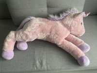 Maskotka miś wielki jednorożec unicorn konik koń różowy fioletowy xxl