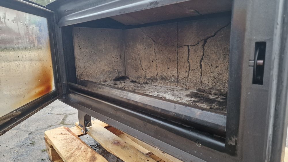 Wklad kominkowy stalowy Milla 16 kW PANORAMA