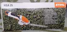 Akumulatorowe nożyce do żywopłotu firmy Stihl HSA 25