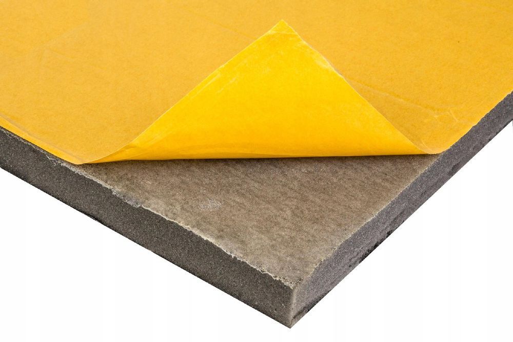 Mata WYGŁUSZAJĄCA wygłuszenia silnika maski maszyn 10mm samoprzylepna