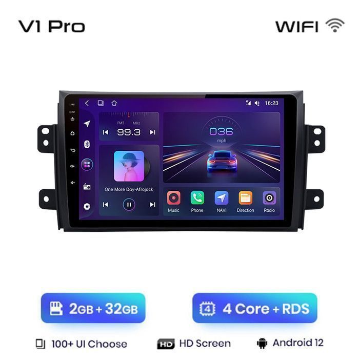Nawigacja Radio Suzuki SX4/Fiat Sedici z Android Auto 2GB 32GB