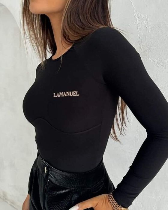 Body LaManuel Bang XS S M L czarne beżowe biale