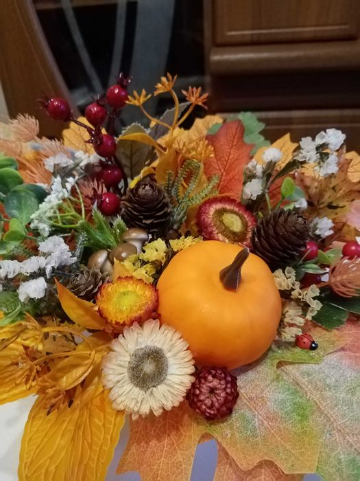 Осіння композиція, композиція на подарунок, декор
