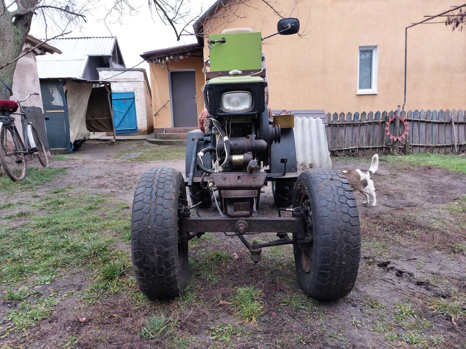 Трактор із мотоблока Зубр