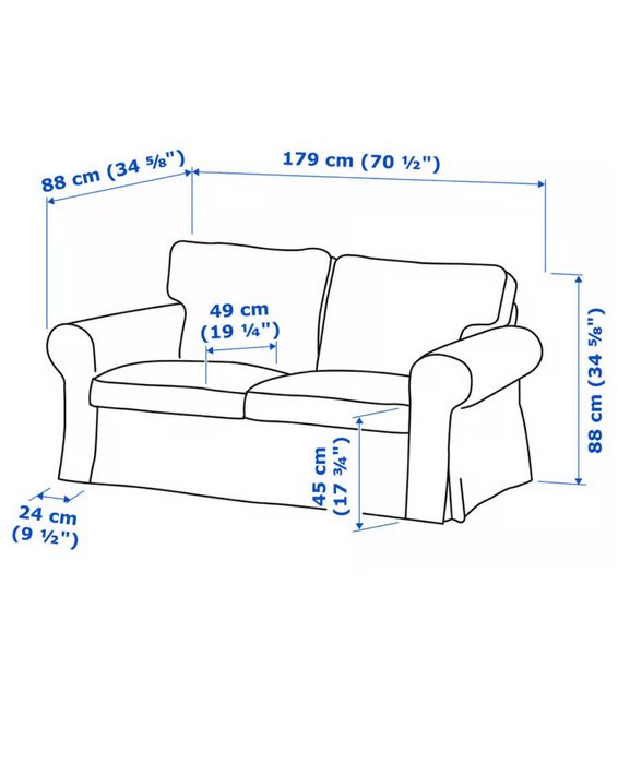 Sofá 2/3 lugares - IKEA