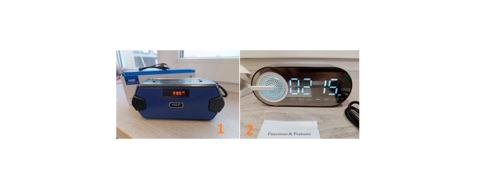 Портативна Bluetooth колонка + FM-приймач AUX TF MP3  2 вида НОВІ