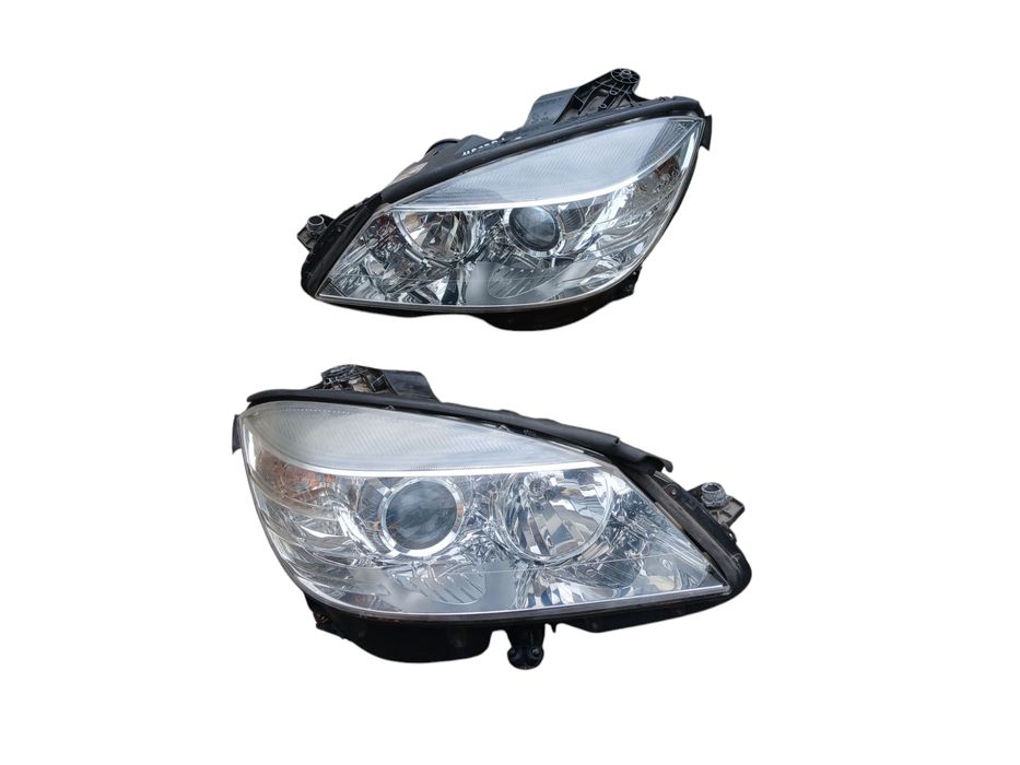 Lampa przód prawa lewa Mercedes C W204 H7 EUROPA Oryginalna Kompletna