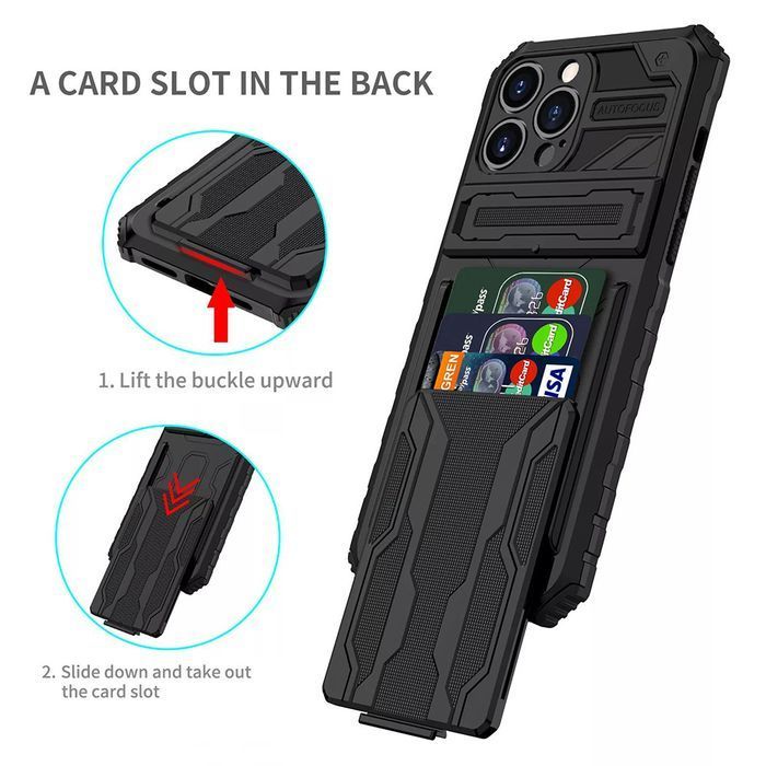 Tel Protect Combo Case Xiaomi Redmi Note 11 Pro/Pro 5G Czarny