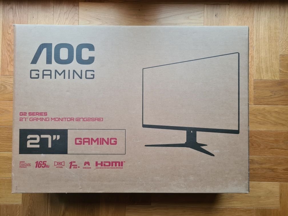 Monitor AOC 27 cali uszkodzony