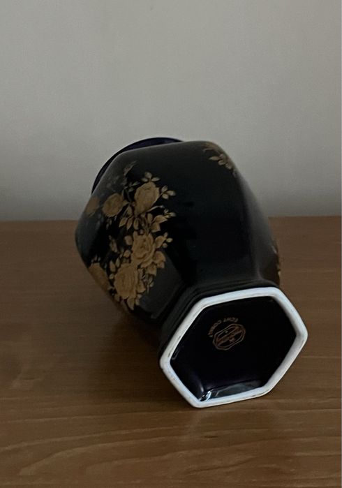 Wazon kobaltowy - porcelana. Bareuther