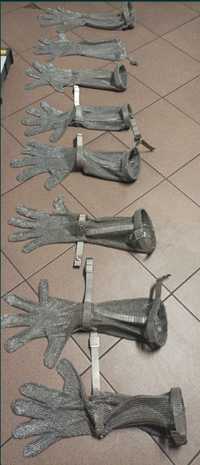 Rękawice metalowe masarskie
