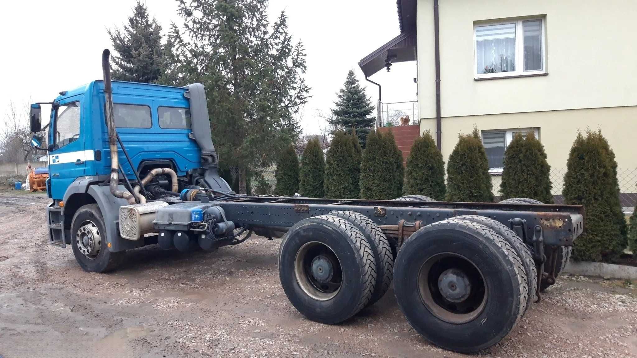 Шассі Mercedes-Benz Axor 2628 6x4 Actros під кран маніпулятор самоскид