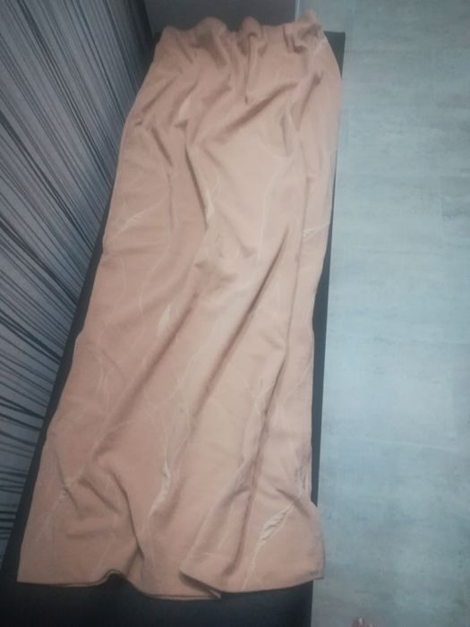 Spódniczka maxi beż jasny karmel
