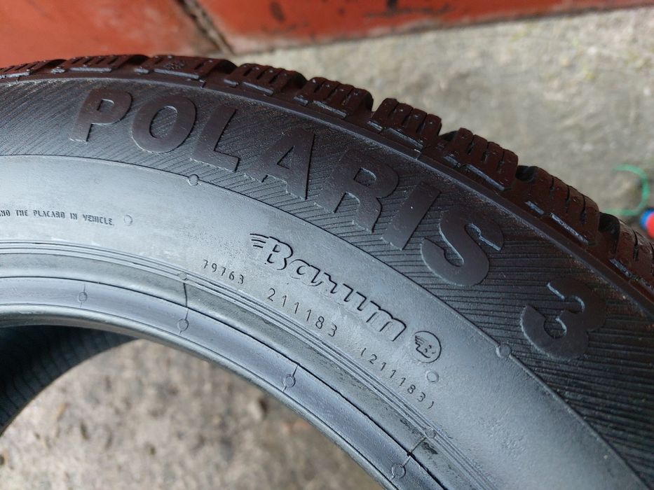 195/55/15 R15 Barum Polaris 3 2шт ціна за 1шт зима шини нові