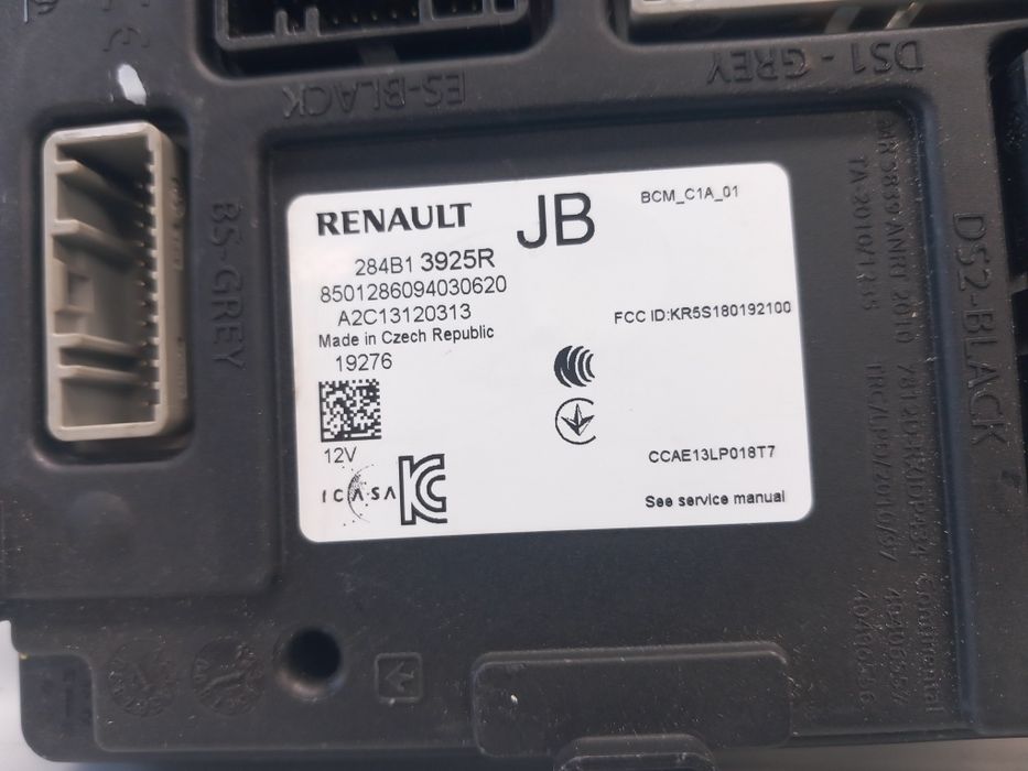 Caixa de fusíveis SAM BSI Renault Captur Renault Clio