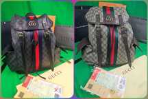 Plecak Gucci duzy Italy nowy logowany monogram podrozny premium