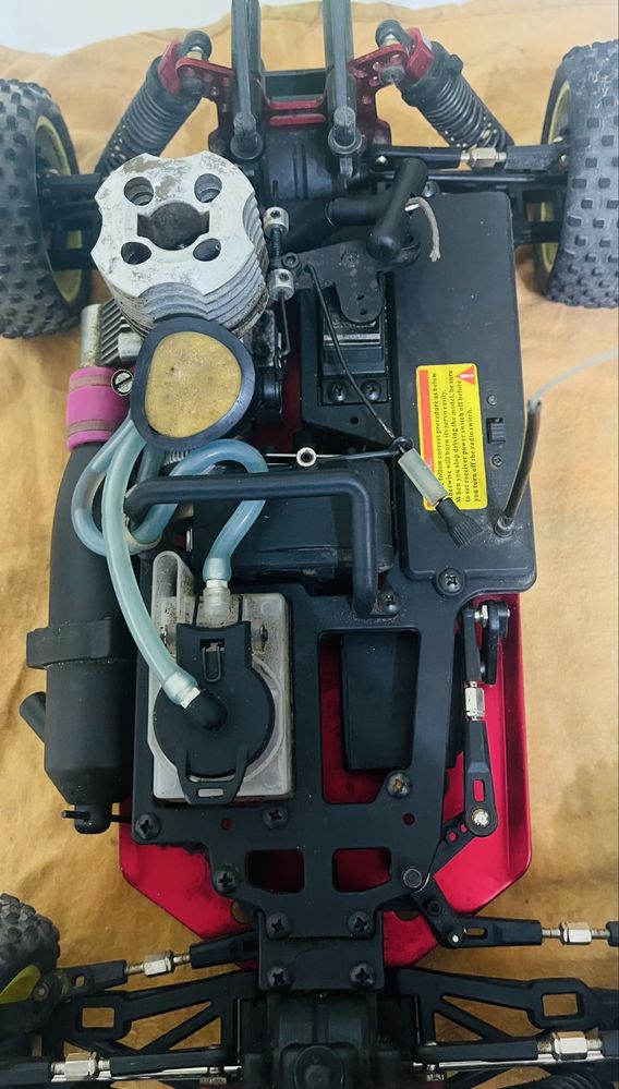 Carro RC modelismo a gasolina
