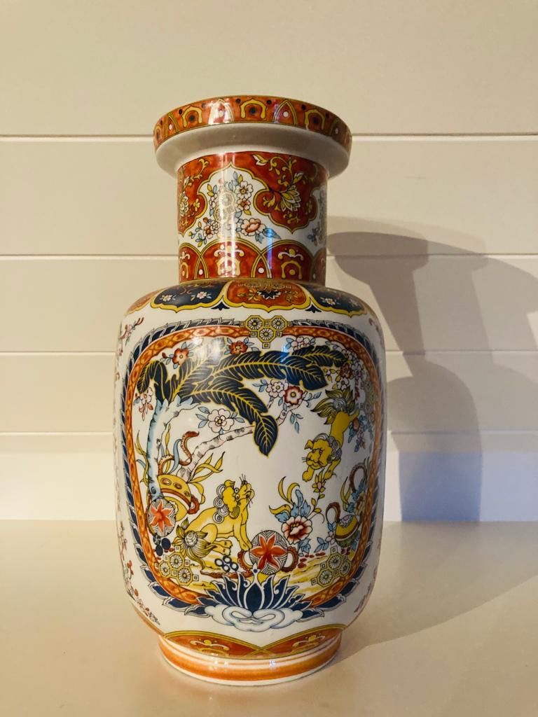 Piękna oryginalna chińska waza Elken