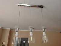 Lampa sufitowa z dwoma kinkietami