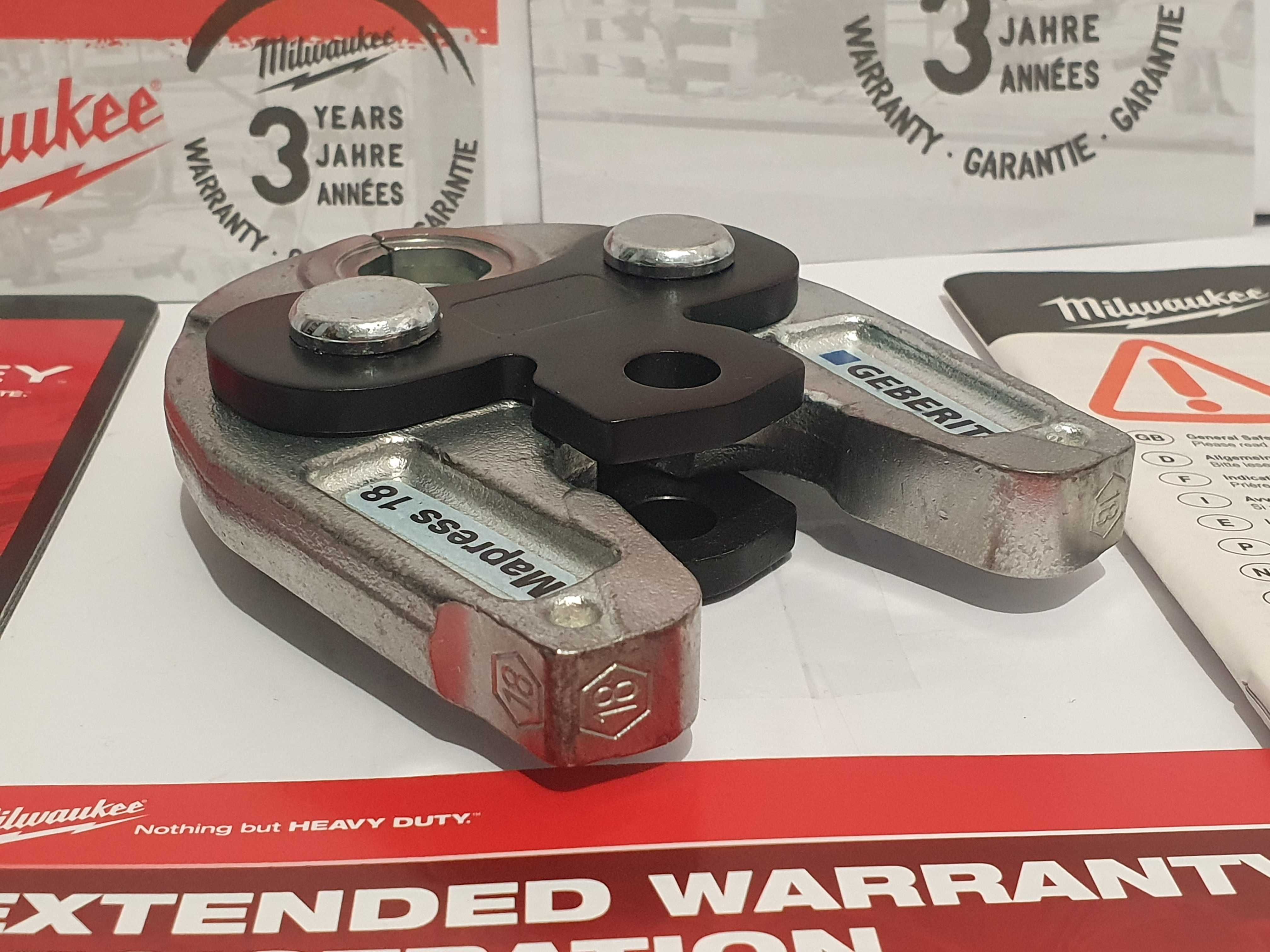 Cęgi zacisk Milwaukee Mini M18 do zaciskarki Geberit Hilti Novopress