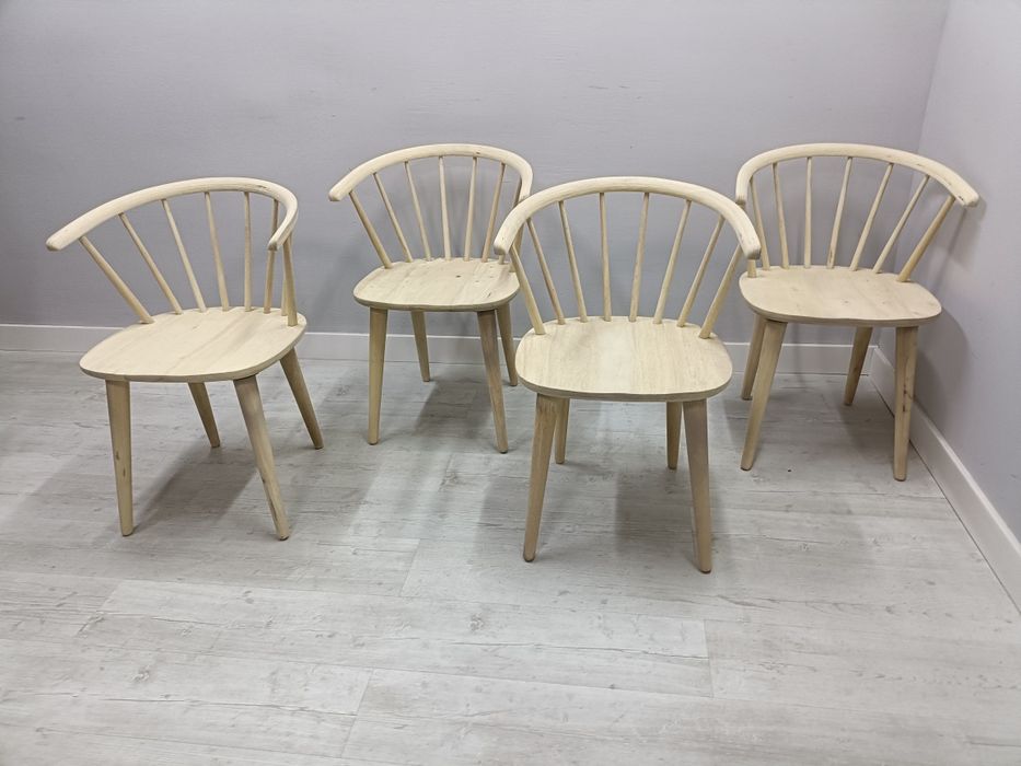 Krzesła drewniane gięte szlifowane do malowania dostępne 15szt