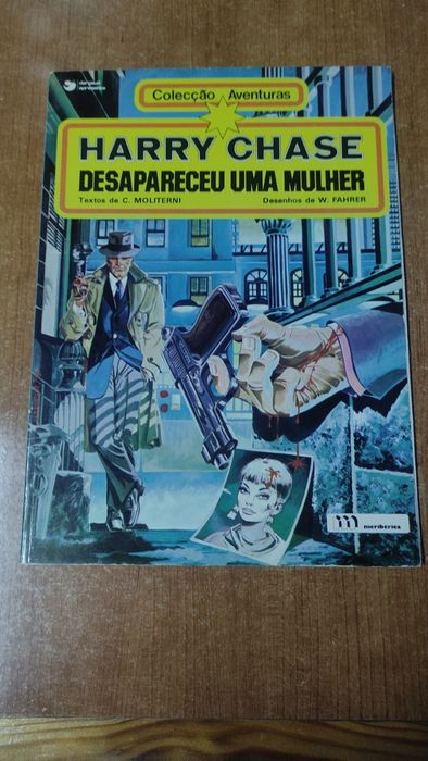 Livro Banda Desenhada Antiga, Harry Chase " Desapareceu uma Mulher "