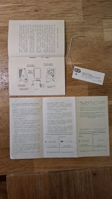 FIL-10 M lampa błyskowa Nova Norma unikat kolekcjonerski z dokumentami