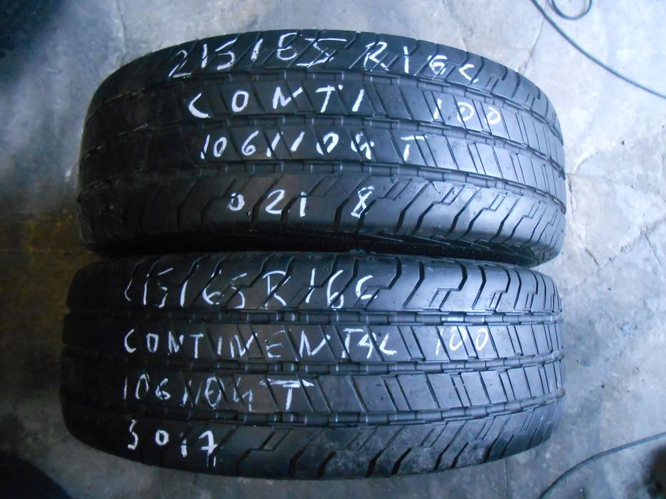 OPONY 215/65R16C CONTINENTAL CONTI VAN CONTACT 100 DOT 0218 / 3017 9.7MM