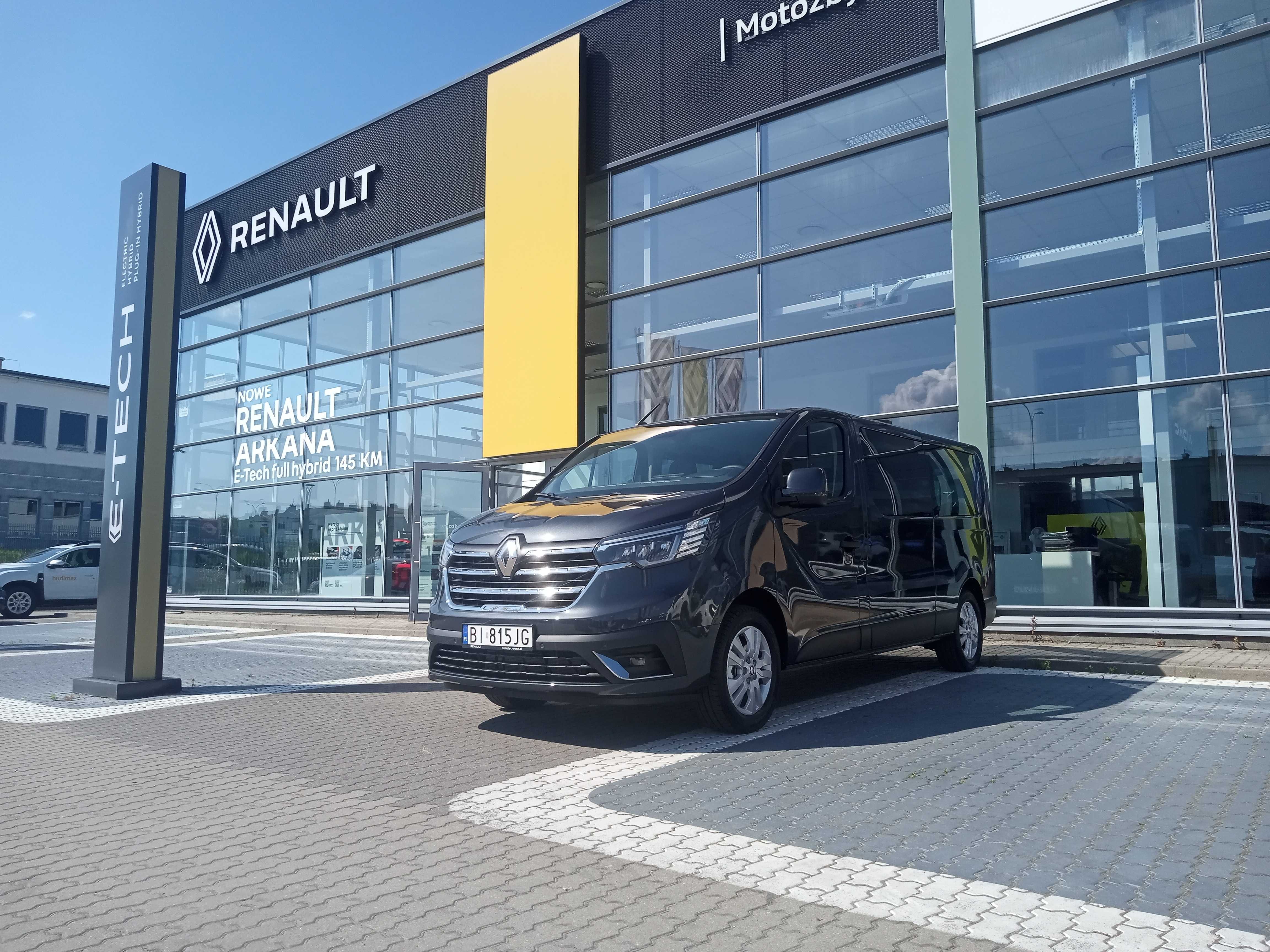 Wynajem busa Renault Trafic 9os, odebrane z salonu stycz i czerw 2024r