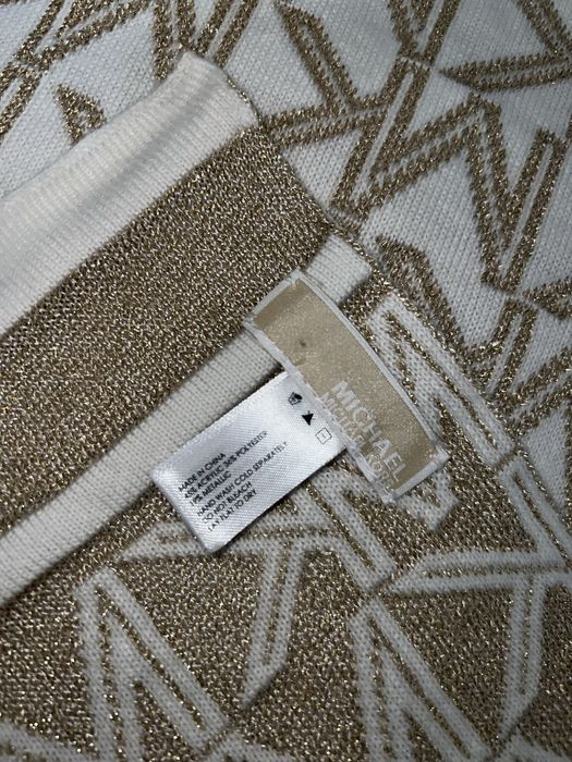 Шарф  michael kors (оригінал), теплий монограмний