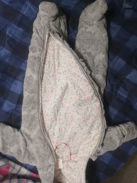 Демисезонные комбинезон на девочку 6-9 мес, р. 74 см.