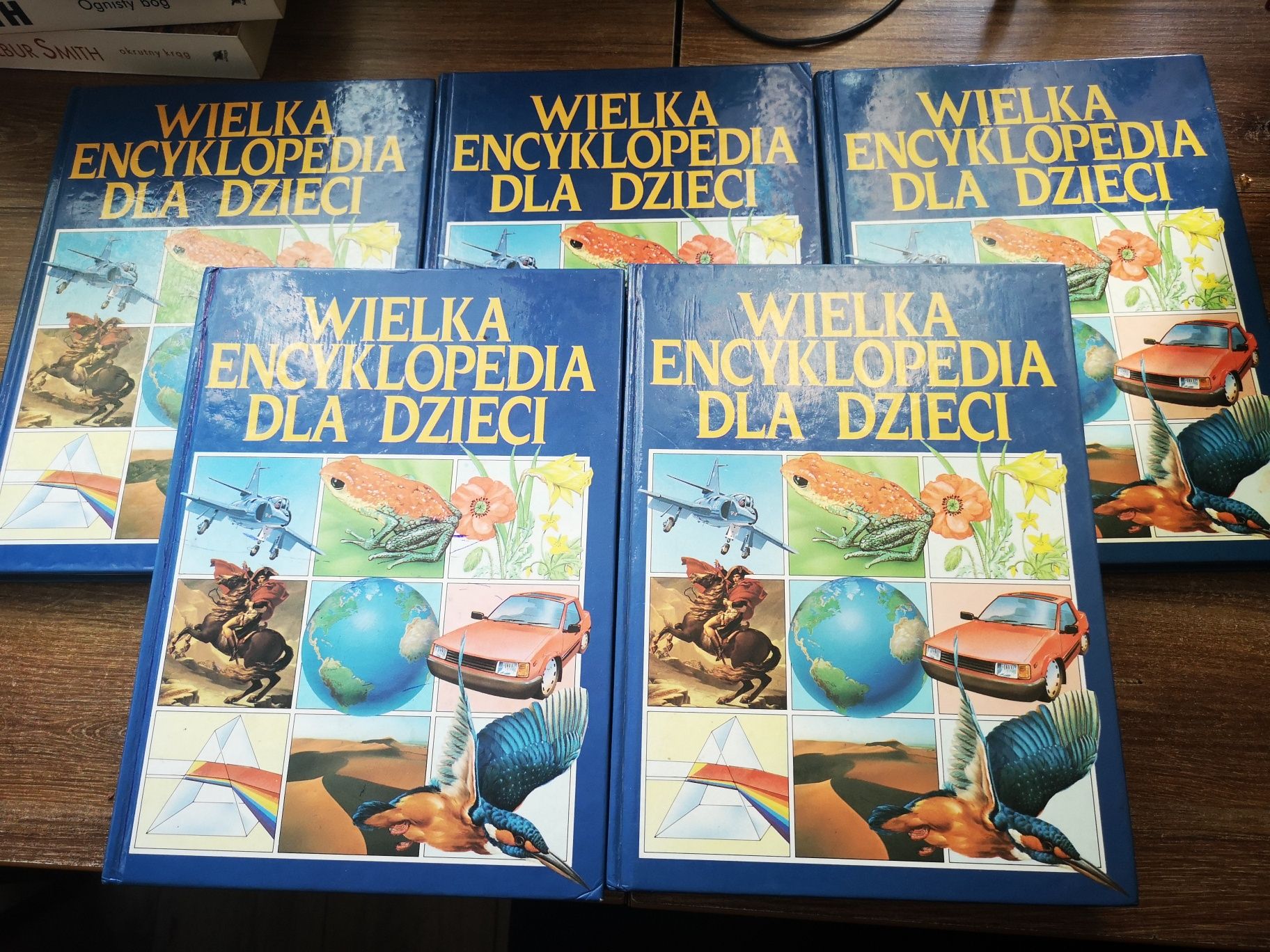 Wielka encyklopedia dla dzieci komplet 5 tomów