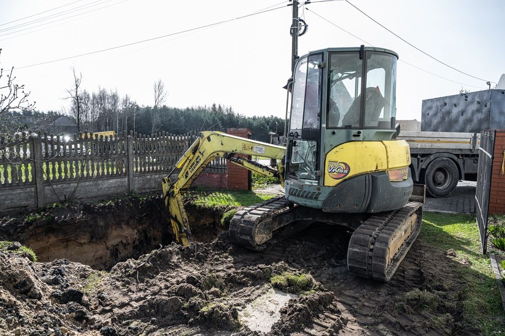 Szambo z WYKOPEM Zbiornik Betonowy Zbiorniki na Szamba Wodę Deszczówkę