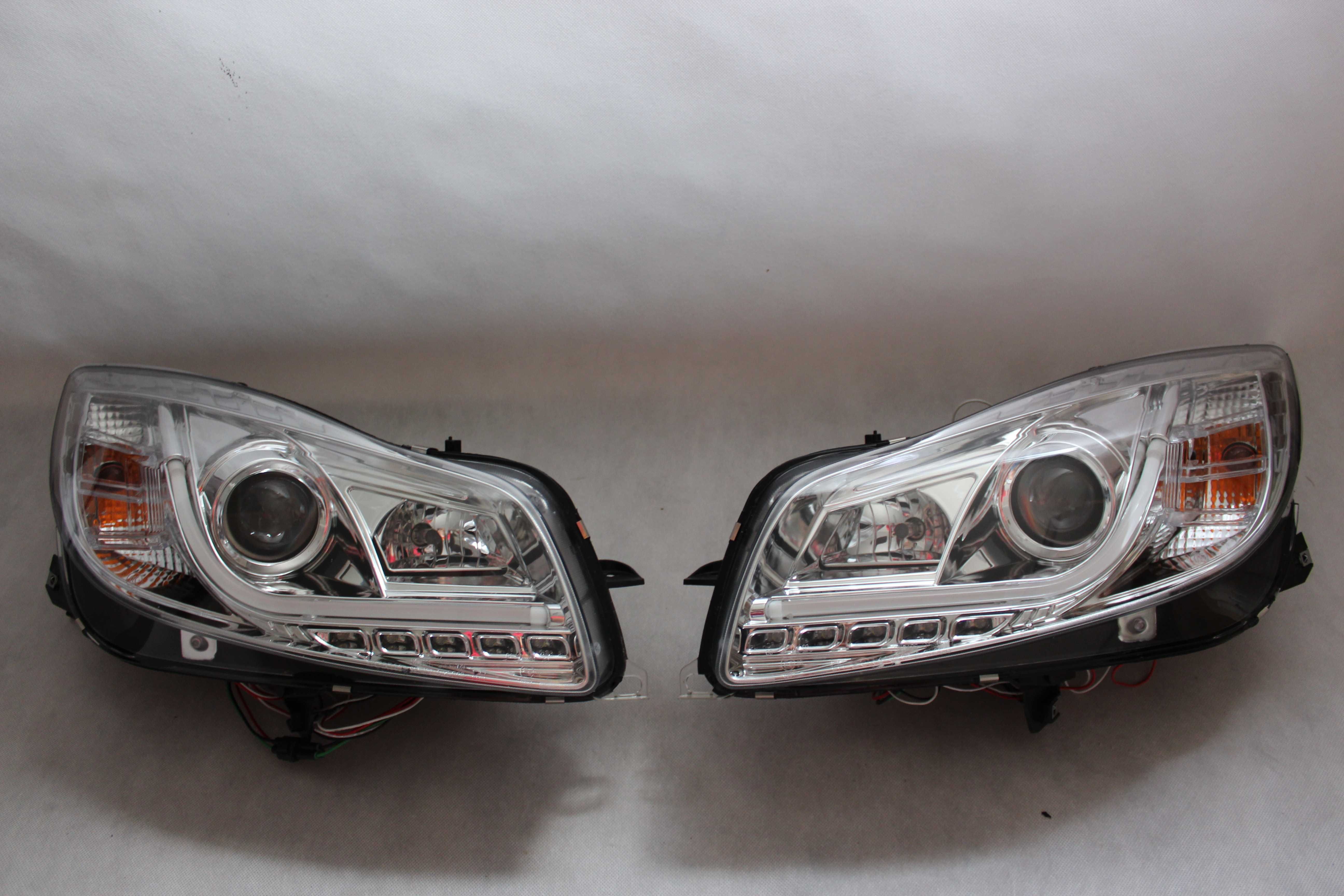 Lampy przednie przód OPEL INSIGNIA 08-12 LED BAR NEON Dzienne DRL NOWE