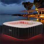 JACUZZI OGRODOWE 2400W nadmuchiwane LED podświetlane 600 l