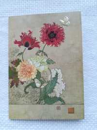 kartka z malunkiem kwiatów, grafika