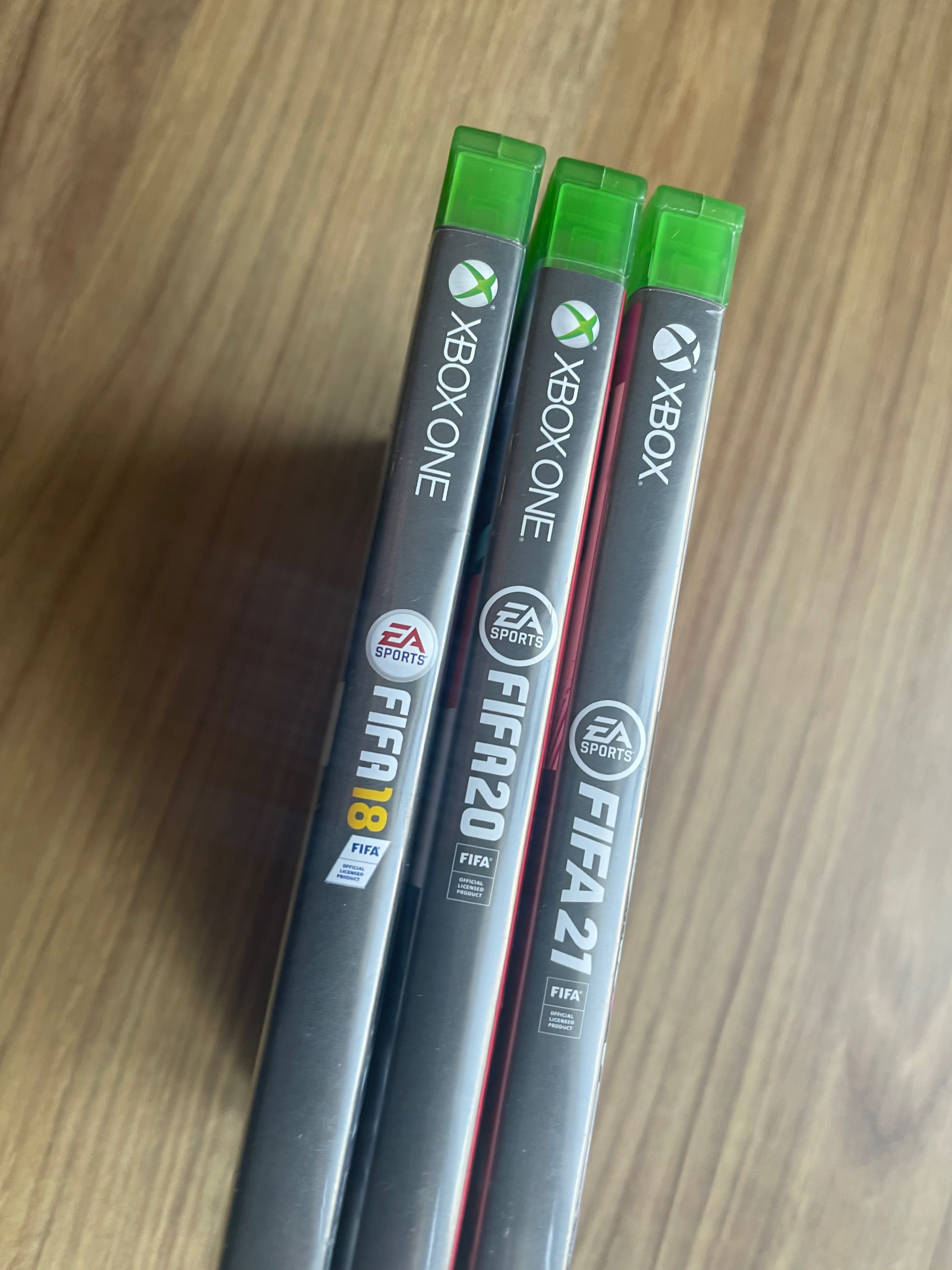 3x Gry Fifa Xbox One 18/20/21 Komplet 60zl/Wys!