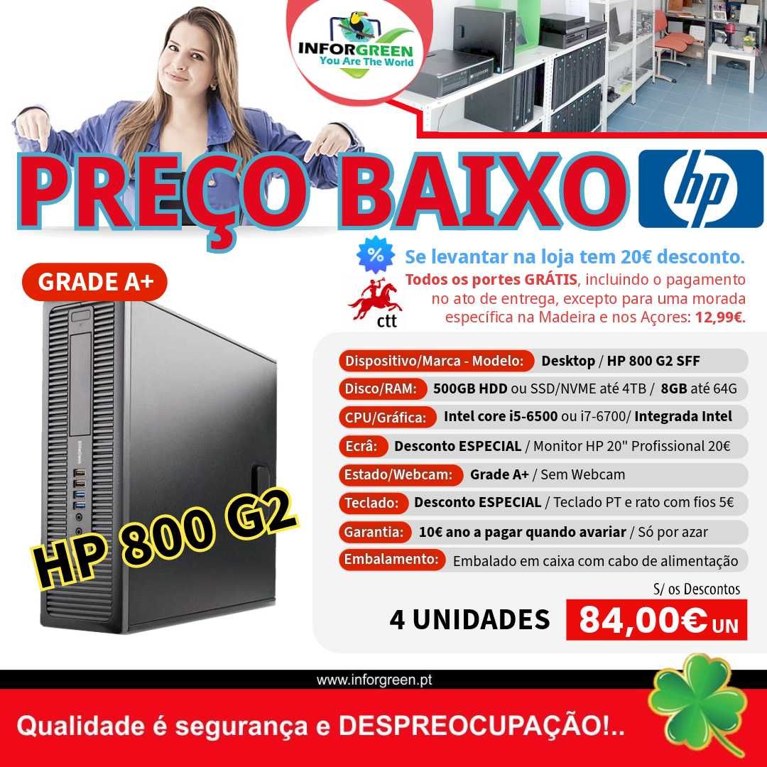 .:: Lotes Torres HP 800 G2 i5 6ª Gen HDD/SSD ::. PREÇO BAIXO - DESDE: