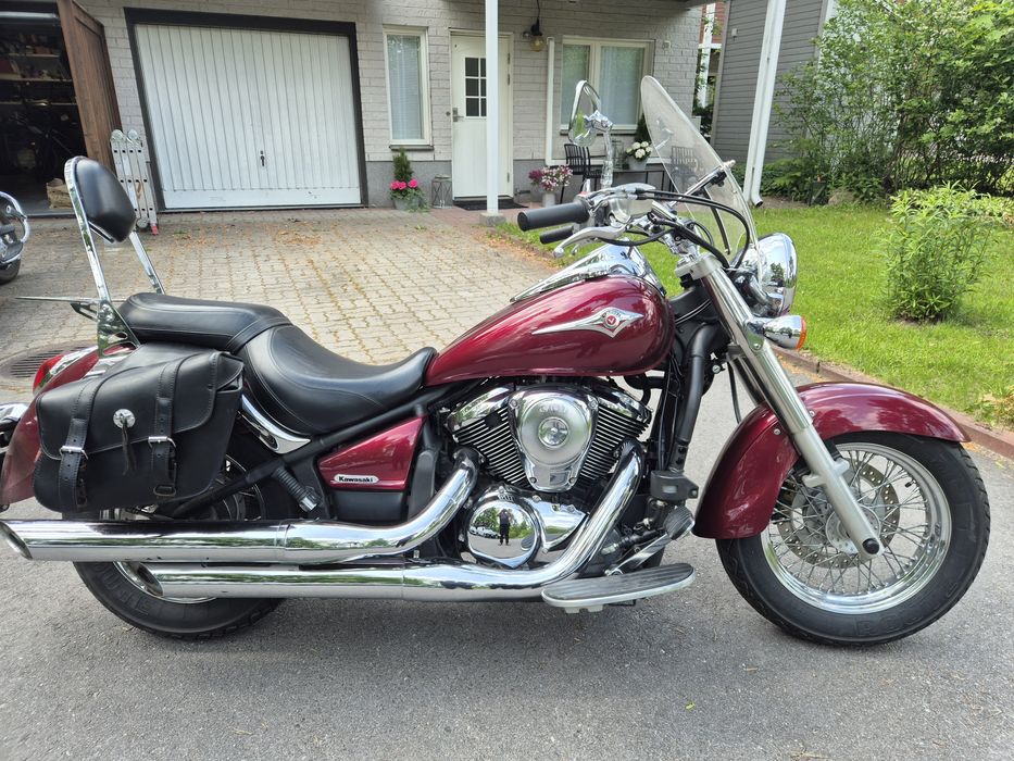 4000 km kawasaki vulcan 900 wtrysk stan nowy vance hines l