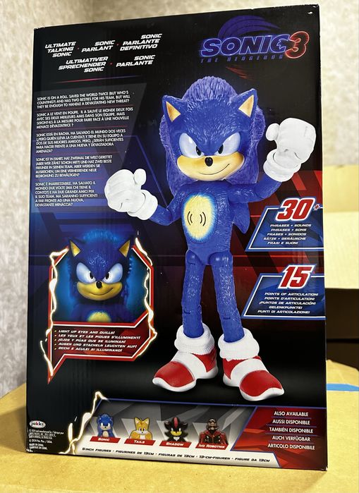 Соник,великий інтерактивний їжак Сонік,36см,оригінал