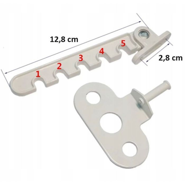 Blokada zabezpieczenie okna ogranicznik OKIENNY do OKIEN REGULATOR