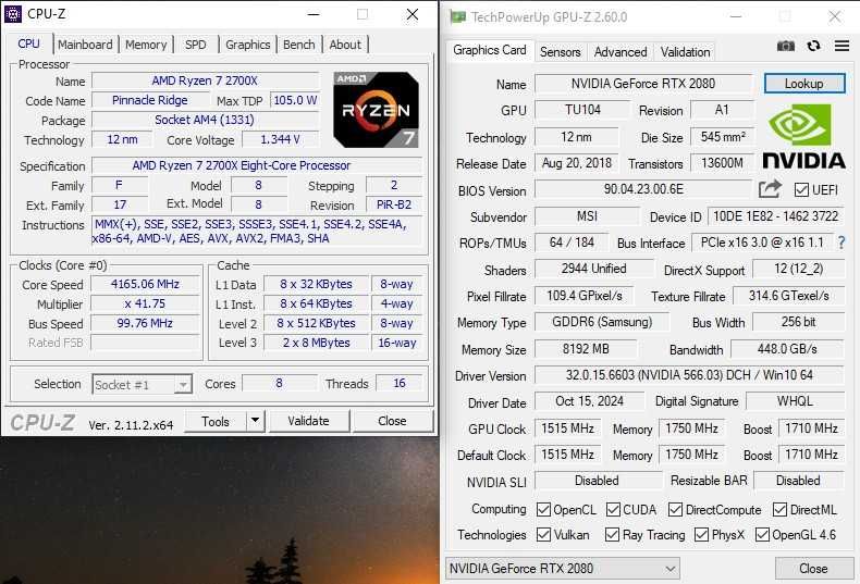 R7 2700X,AORUS X370 GAMING 5,MSI VENTUS RTX 2080 8GB, 16GB, 512GB MVMe