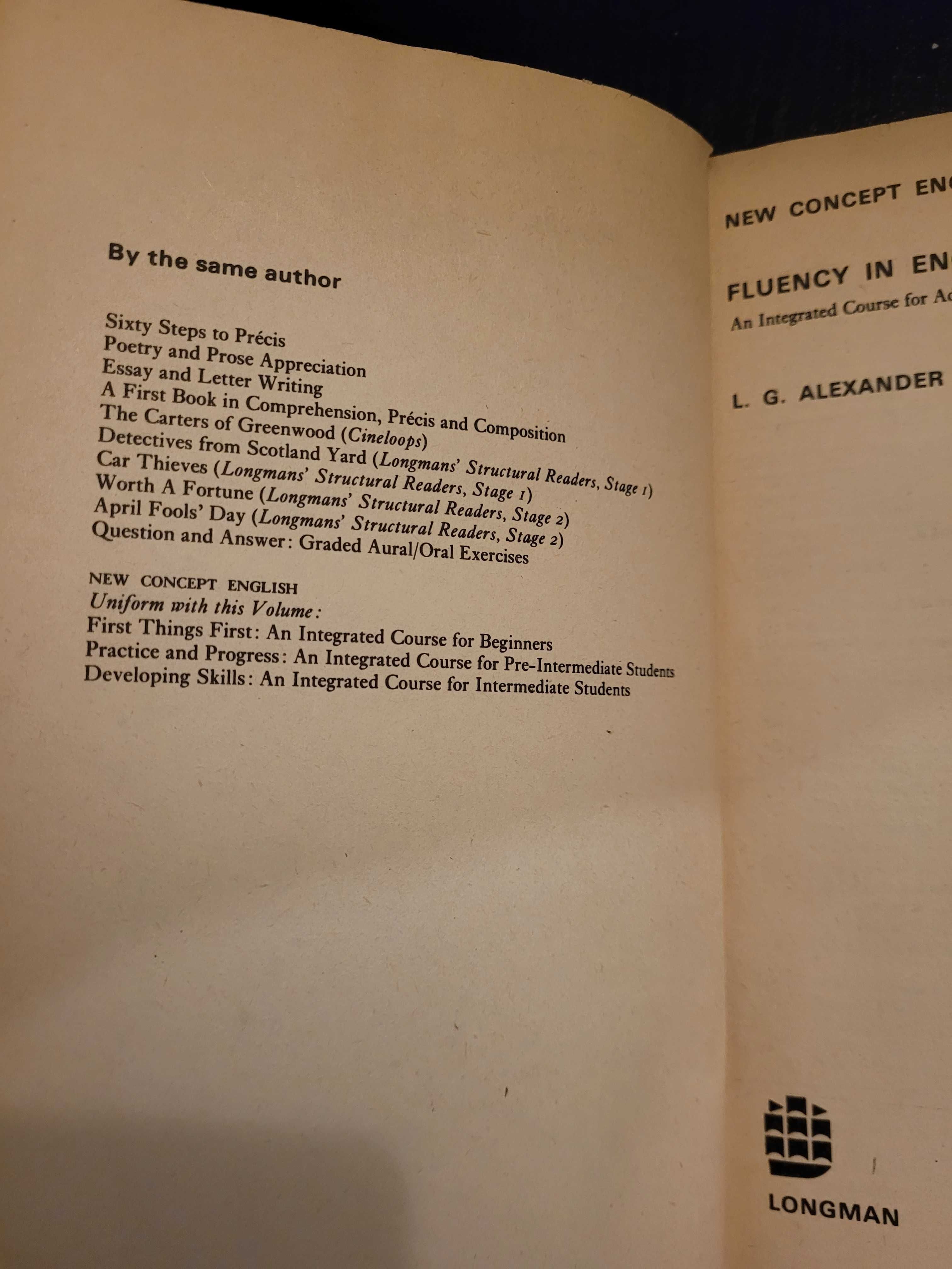 Fluency in English L. G. Aleksander