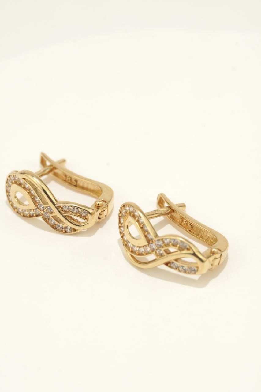 Złote kolczyki 14K 2,07g