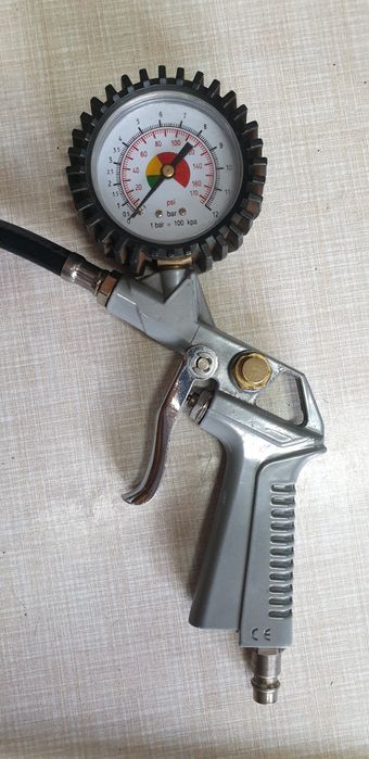 PISTOLET PNEUMATYCZNY do Pompowania Kół i Przedmuchiwania Zestaw 3szt