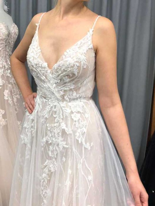 Suknia ślubna Pronovias Hyperion 36/38, stan idealny