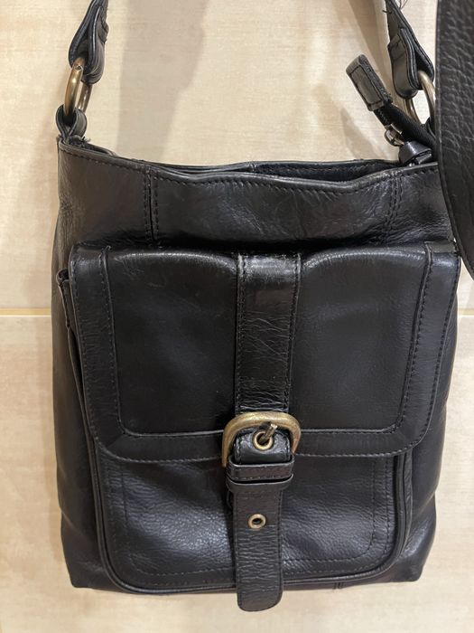 Listonoszka torebka skóra naturalna